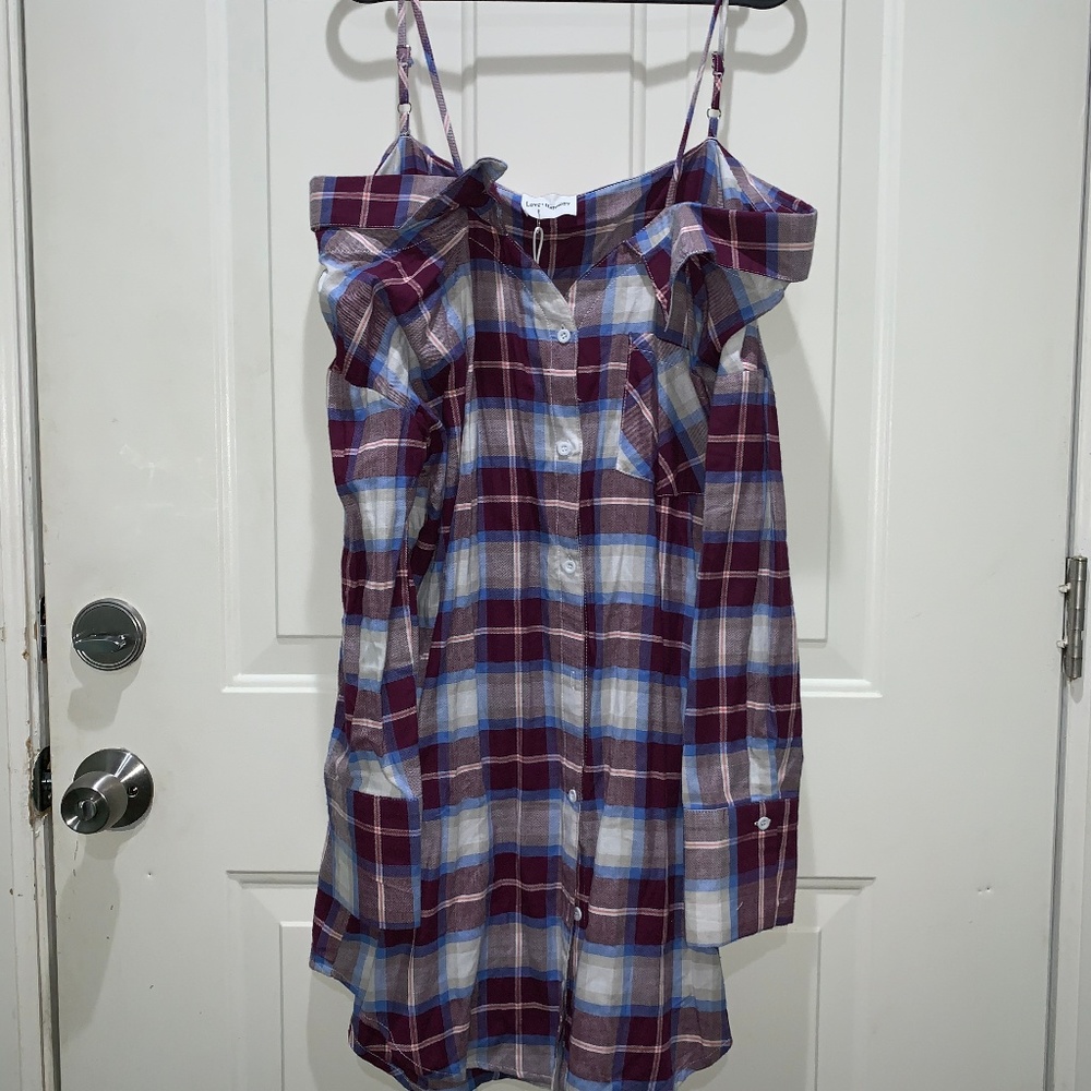 Flannel dress